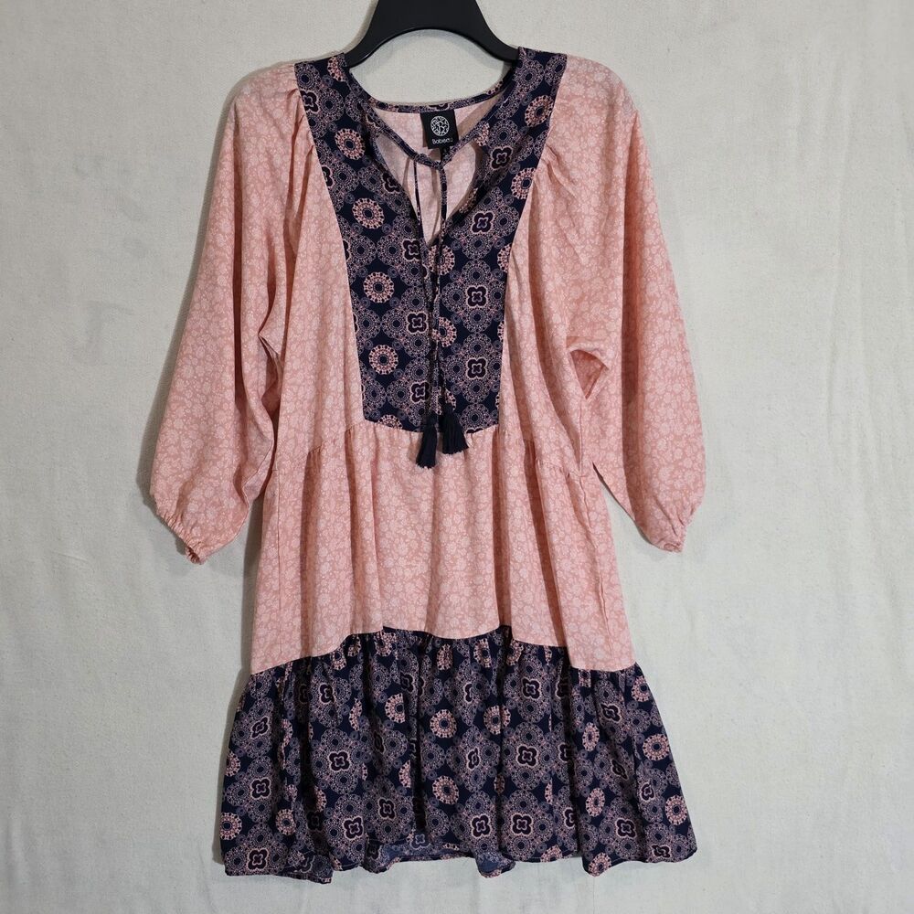 Bodeau Tiered Boho dress  Sz  Small